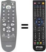 Telecomando equivalente Philips VR17116