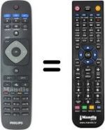 Telecomando equivalente Philips 40HFL2829T/12