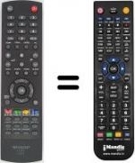 Telecomando equivalente Sharp LC-19SH7E / BK