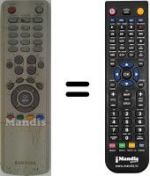 Telecomando equivalente Samsung LE22A455C1D/XXH