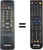 Telecomando equivalente Samsung TVP3351F