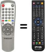 Telecomando equivalente Samsung CZ21K22TSDX / /XEH