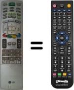 Telecomando equivalente LG AKB30588001