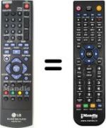 Telecomando equivalente LG BD350