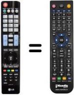 Telecomando equivalente LG 32LD575