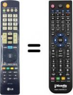 Telecomando equivalente LG 32LV3550-ZB