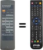 Telecomando equivalente Pioneer XD-J120