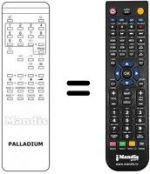 Telecomando equivalente Palladium REMCON001