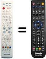 Telecomando equivalente Samsung LE32R81WX-TV