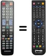 Telecomando equivalente Samsung UE40C6000