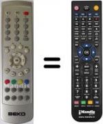 Telecomando equivalente Beko HDL3206S