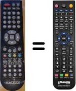 Telecomando equivalente BLUETECH TQT133-001