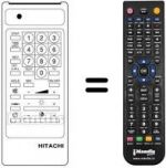 Telecomando equivalente Hitachi CST2075