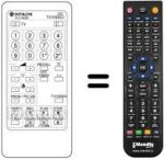 Telecomando equivalente Hitachi C33P900VT