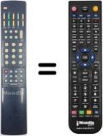 Telecomando equivalente Hitachi RC4008X