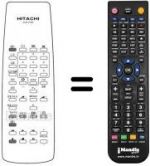 Telecomando equivalente Hitachi HKR0002