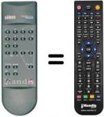 Telecomando equivalente Seleco 17SM622HRD