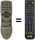 Telecomando equivalente CT-833