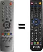 Telecomando equivalente Toshiba 33N23G