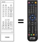 Telecomando equivalente Toshiba 23120704