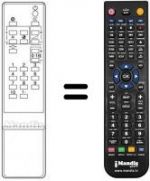 Telecomando equivalente Toshiba CT-9321