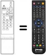 Telecomando equivalente Toshiba 1400RBW
