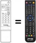 Telecomando equivalente Toshiba 23120387