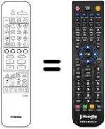Telecomando equivalente Toshiba CT-9493