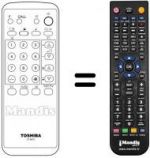 Telecomando equivalente Toshiba CT-9673