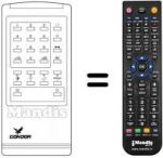 Telecomando equivalente REMCON525