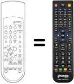 Telecomando equivalente Protech CTV2105RT