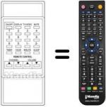 Telecomando equivalente Audiosonic CVP2400