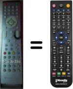Telecomando equivalente Continental Edison CE81HDV32P