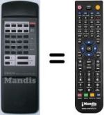 Telecomando equivalente Denon DRA265R