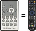 Telecomando equivalente REMCON105