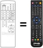 Telecomando equivalente Daewoo DMQ2993