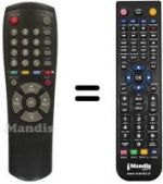 Telecomando equivalente REMCON509