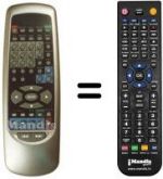 Telecomando equivalente REMCON1224