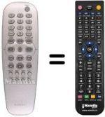 Telecomando equivalente REMCON498