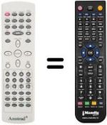 Telecomando equivalente REMCON155