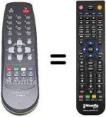 Telecomando equivalente Daewoo DTH29U7K-100D