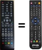 Telecomando equivalente Denver TFD-2208 DVB-T