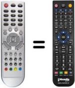 Telecomando equivalente NordMende N325LDF