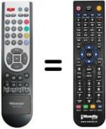 Telecomando equivalente Hisense LCD 32W07EU