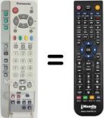 Telecomando equivalente Panasonic EUR511224