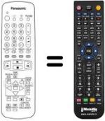 Telecomando equivalente Panasonic EUR51940