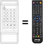 Telecomando equivalente EUR64542