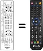 Telecomando equivalente Panasonic TX-15LV1