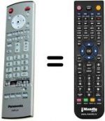 Telecomando equivalente Panasonic EUR7636070R