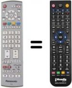 Telecomando equivalente Panasonic TH-42PA60E